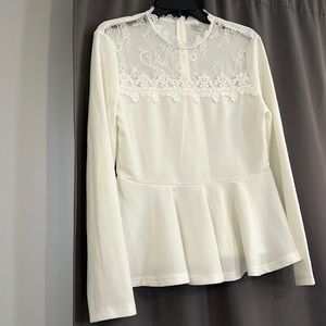 Off White/Cream Women’s Ple Plum Top